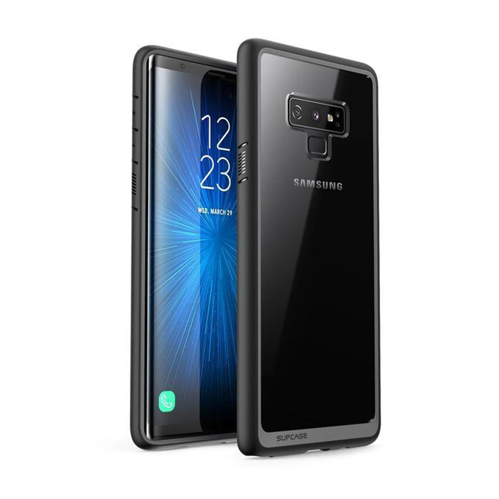 Galaxy Note9 Unicorn Beetle Style Slim Clear Case-Pink