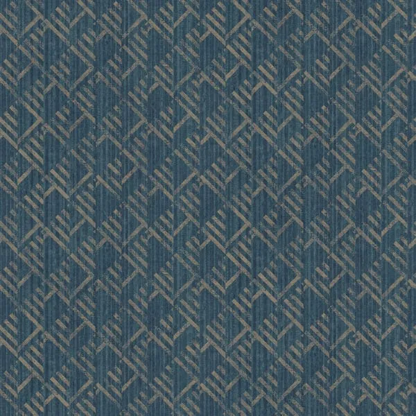 Galerie Block Flock Wallpaper Blue G56582