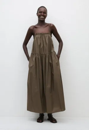 Gathered Single Tier Sundress - Birch