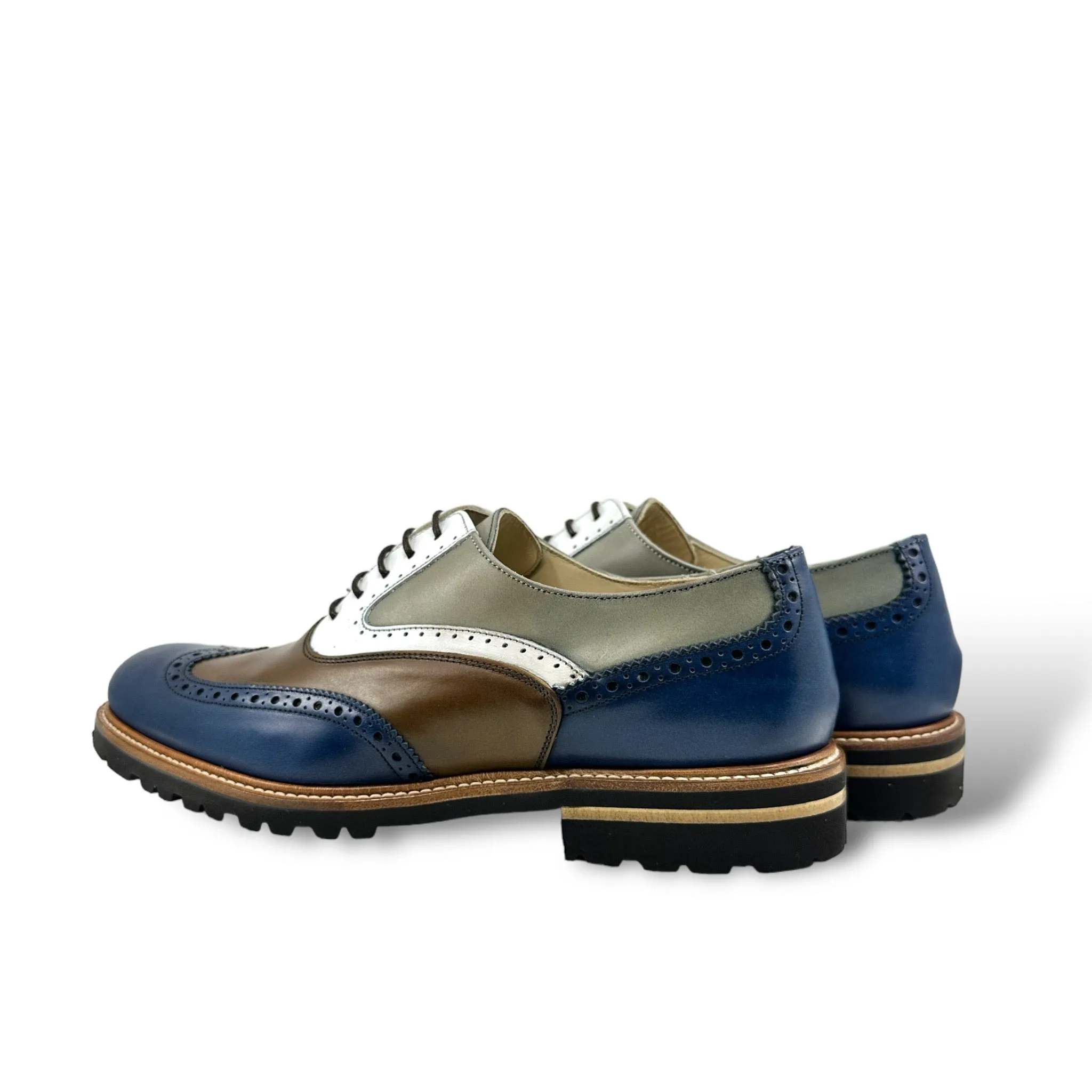 Gaya Unisex Full Brogue Shoes