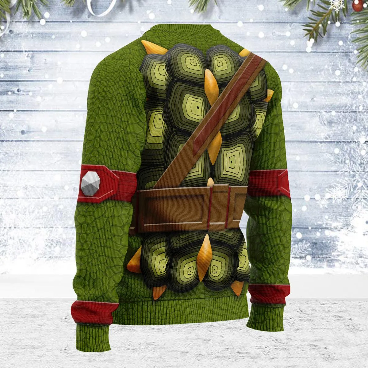 Gearhomie Merry Christmas Raphael Unisex Wool Sweater