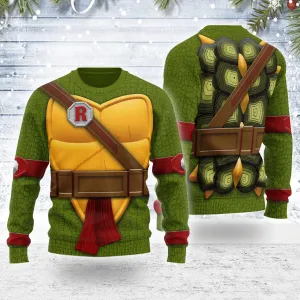 Gearhomie Merry Christmas Raphael Unisex Wool Sweater
