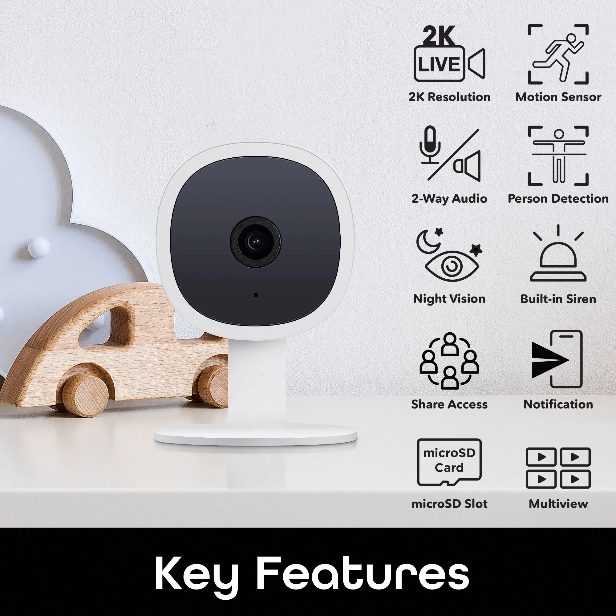 Geeni Vision 2K Smart Indoor Camera