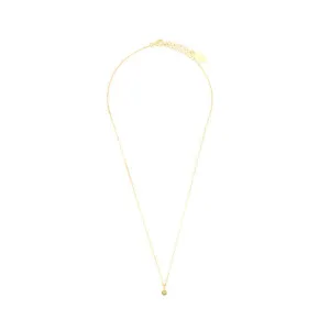 Georgini Natural Peridot and Diamond August Pendant - Gold