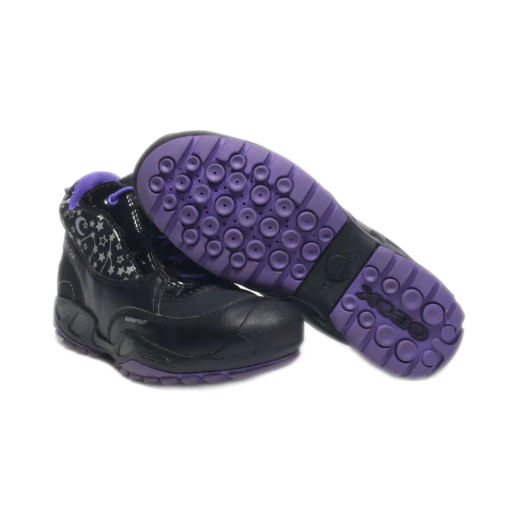 Geox Ankle Boots Fabric Black Colour For Kids