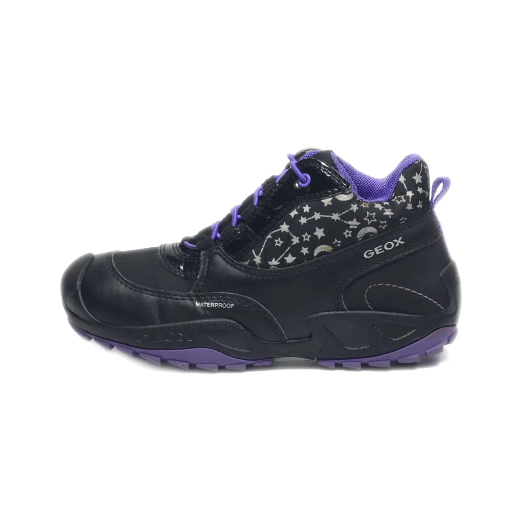 Geox Ankle Boots Fabric Black Colour For Kids