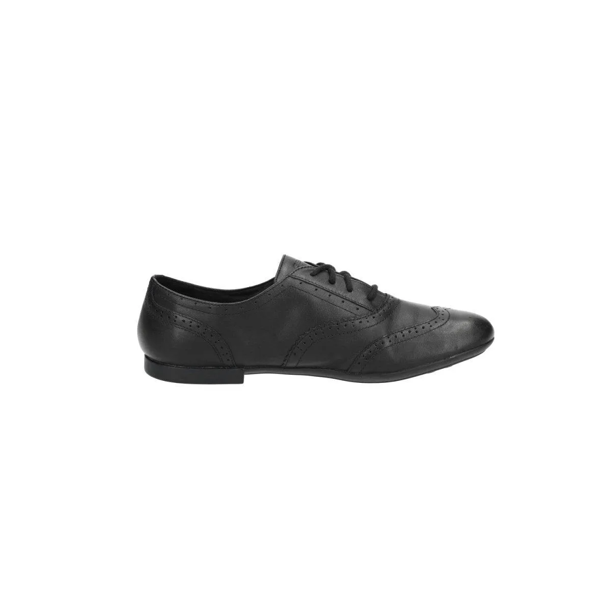 Geox J Plie Formal Brogues Lace Ups Black Colour For Women