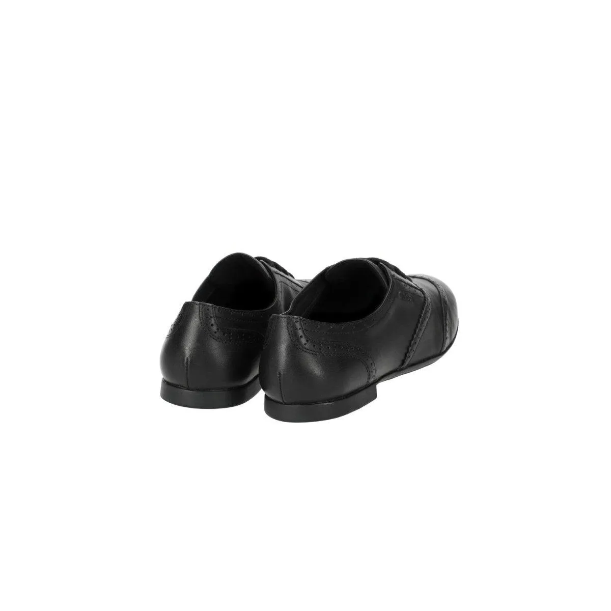 Geox J Plie Formal Brogues Lace Ups Black Colour For Women