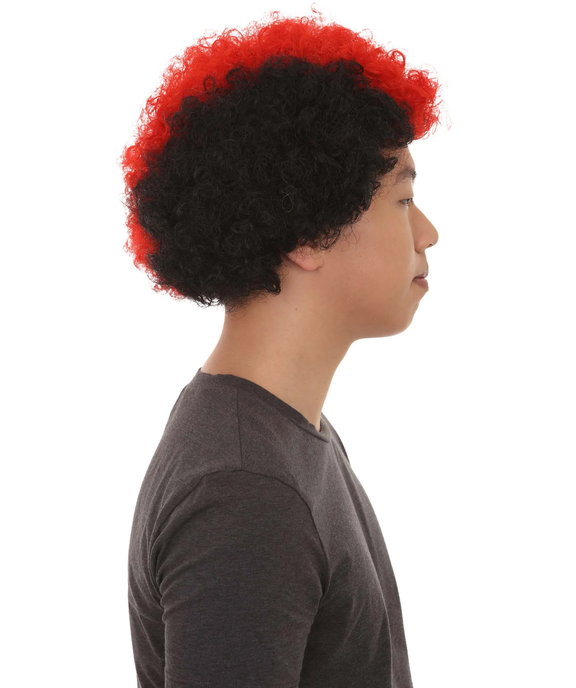 Germany Sport Afro Fun Wig | Jumbo Red Black Yellow Wig