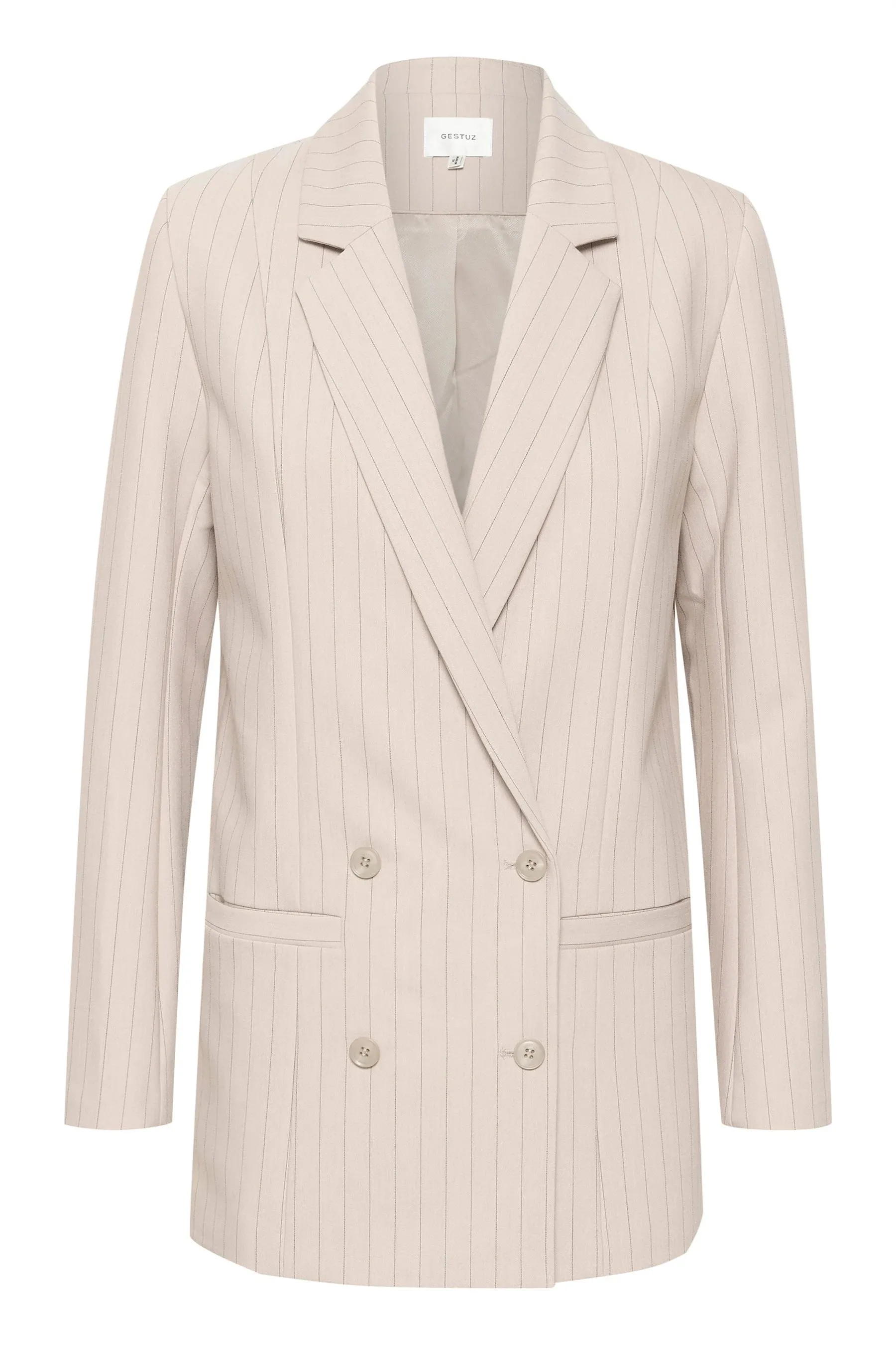 Gestuz - Joelle Pinstripe Blazer Sand