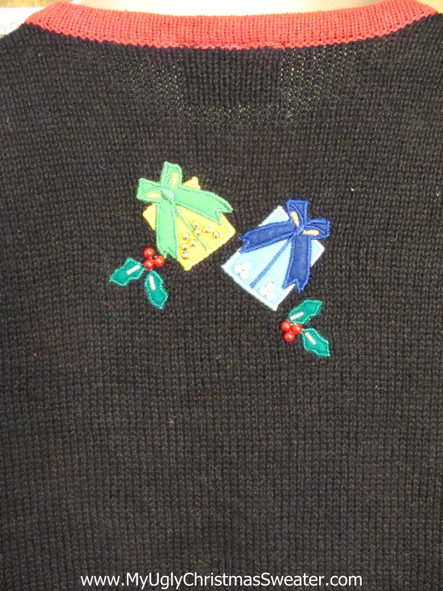 Gift Tricks Cute Christmas Sweater Vest with Lights