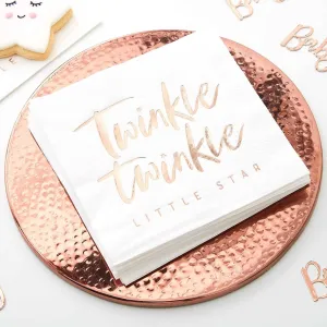 Ginger Ray Twinkle Star Napkins - Lunch 16 Pkt