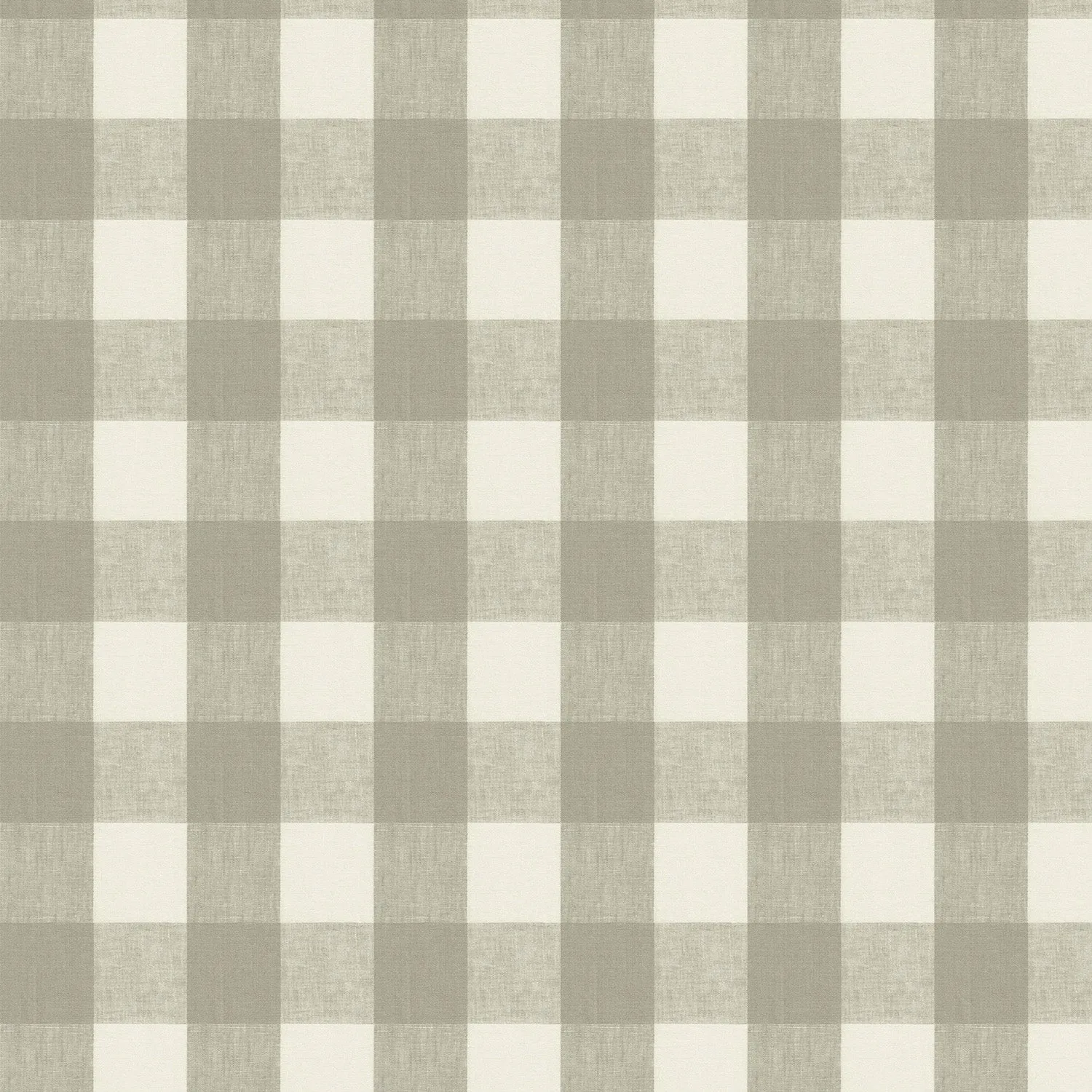 Gingham Warm Stone Made to Measure Roman Blind