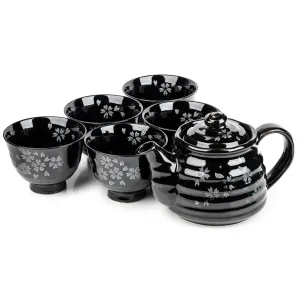 Ginsai Sakura Japanese Tea Pot Set