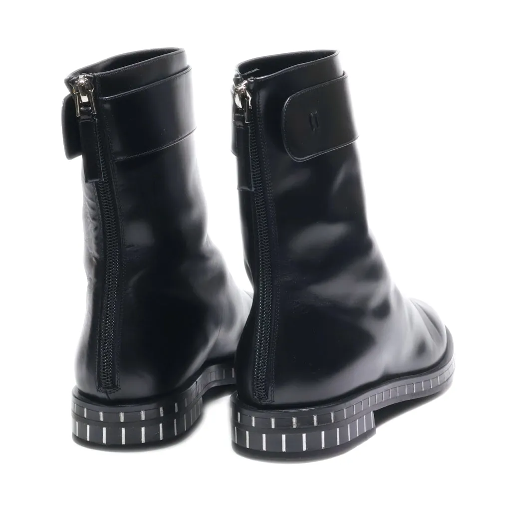 Giorgio Armani Ankle Boots Leather Black Colour For Women