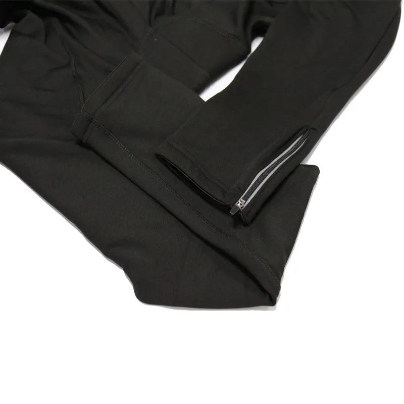 Girane Yellow Fleece Retro Cycling Pants