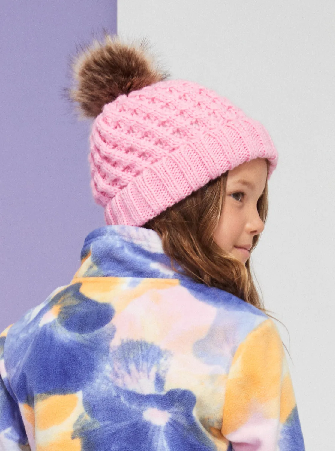 Girls 4-16 Blizzard Beanie - Pink Frosting