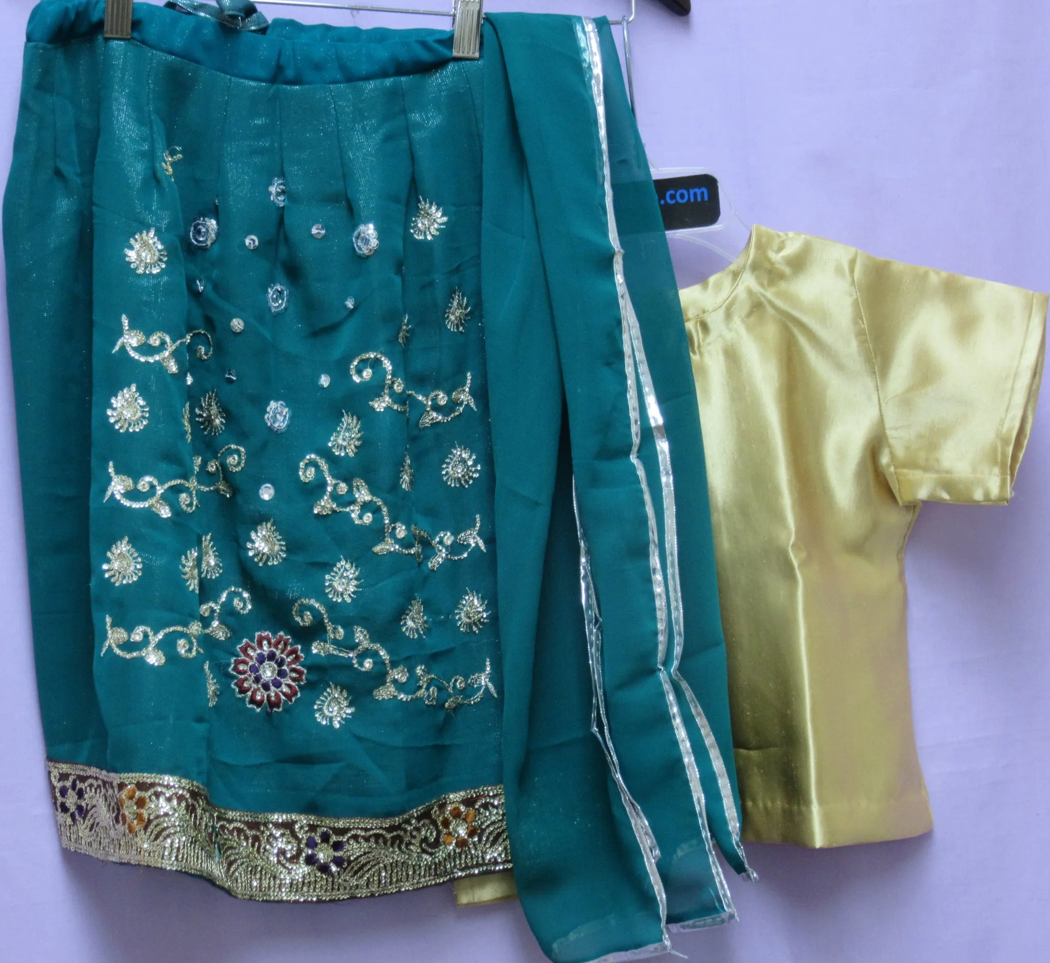 Girl’s 7798 Lehenga Choli Dupatta Set Indian Chaniya Choli Shieno Sarees