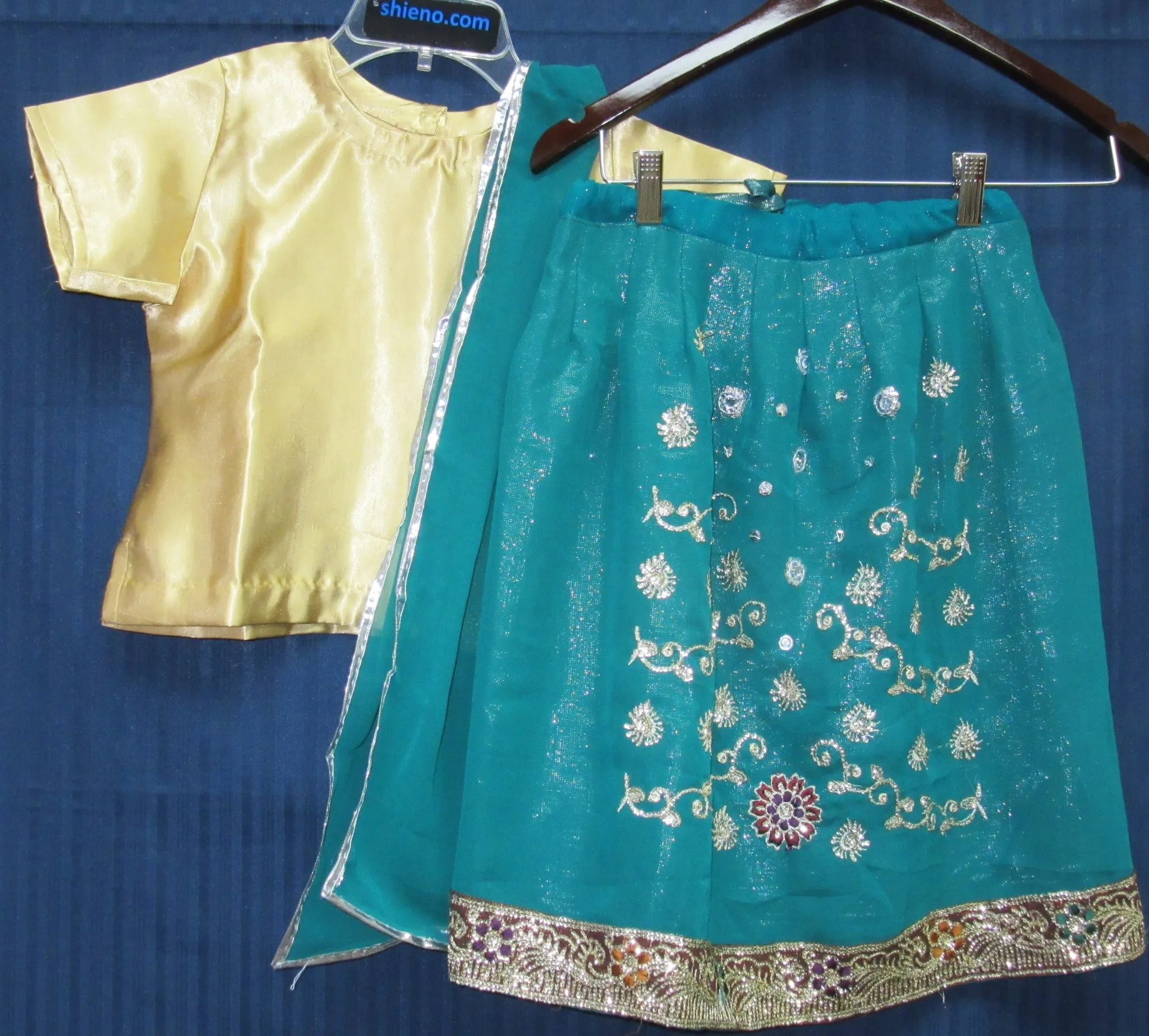 Girl’s 7798 Lehenga Choli Dupatta Set Indian Chaniya Choli Shieno Sarees