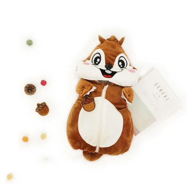 Girls And Boys Thicken 3D Hood Vest
