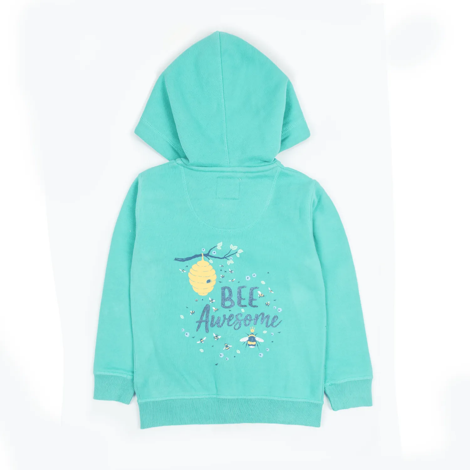 GIRL'S BEE AWESOME FLEECE HOODIE