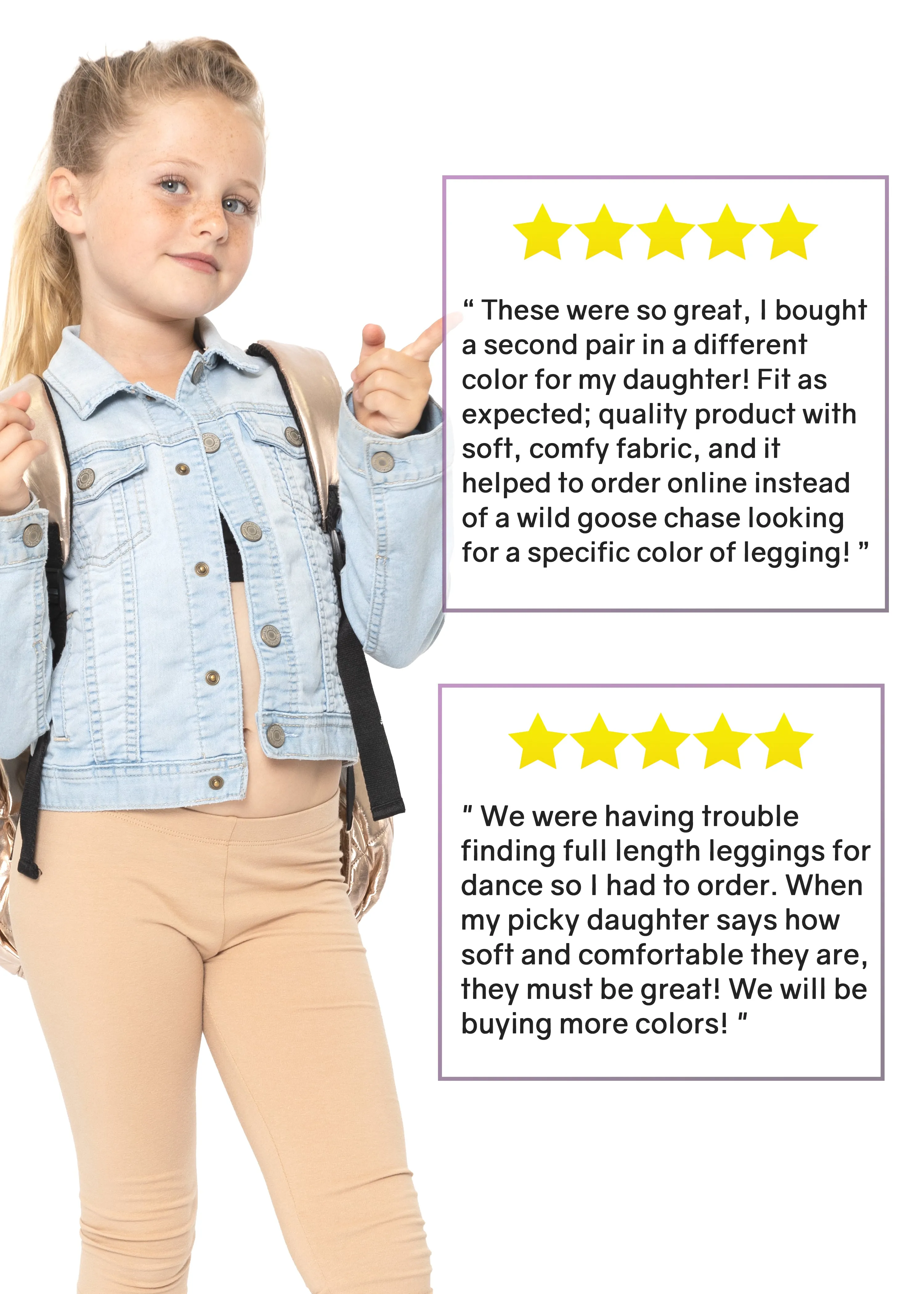Girl's Cotton Leggings