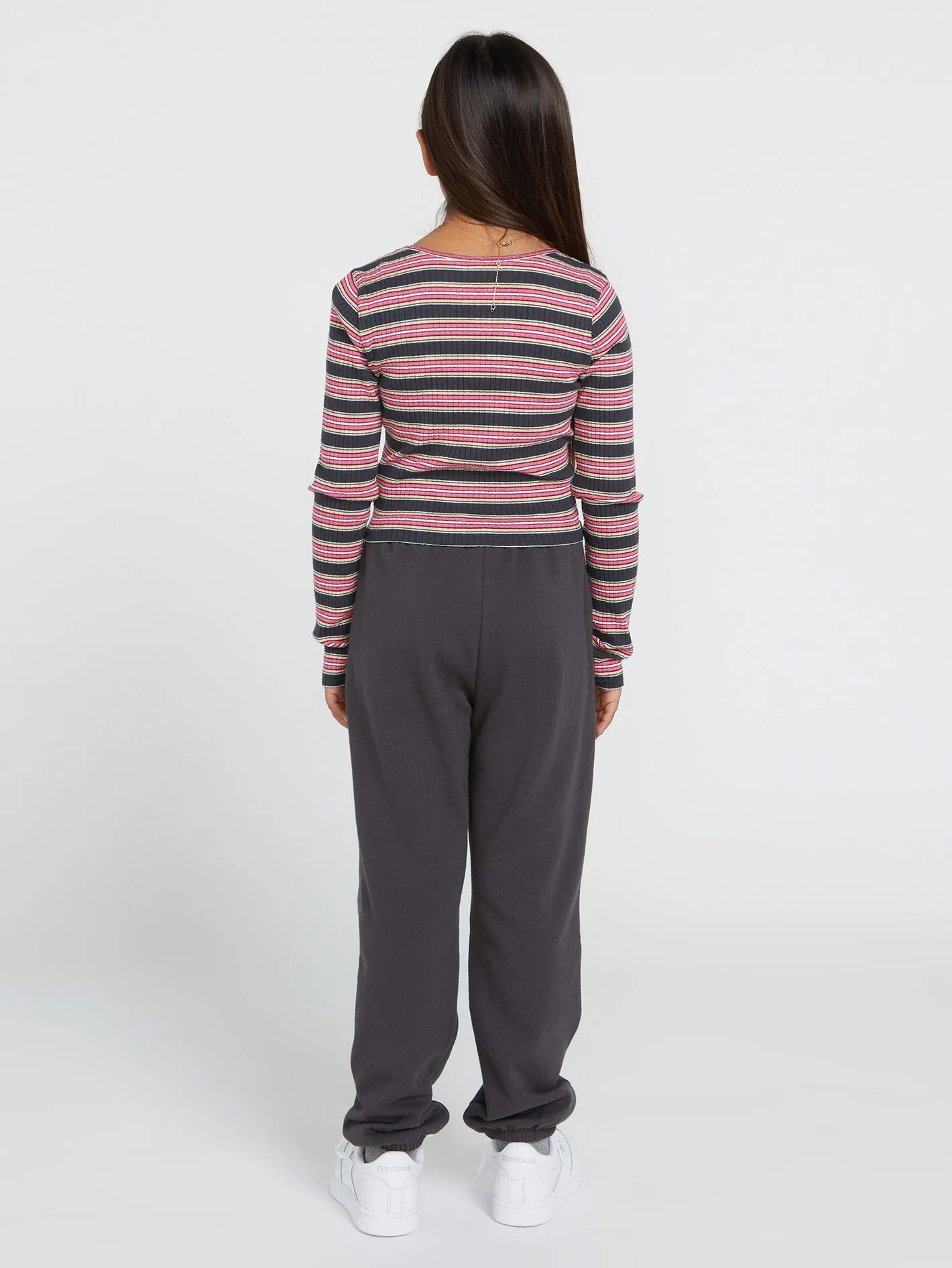 Girls Nite Flite Long Sleeve Shirt - Vintage Black