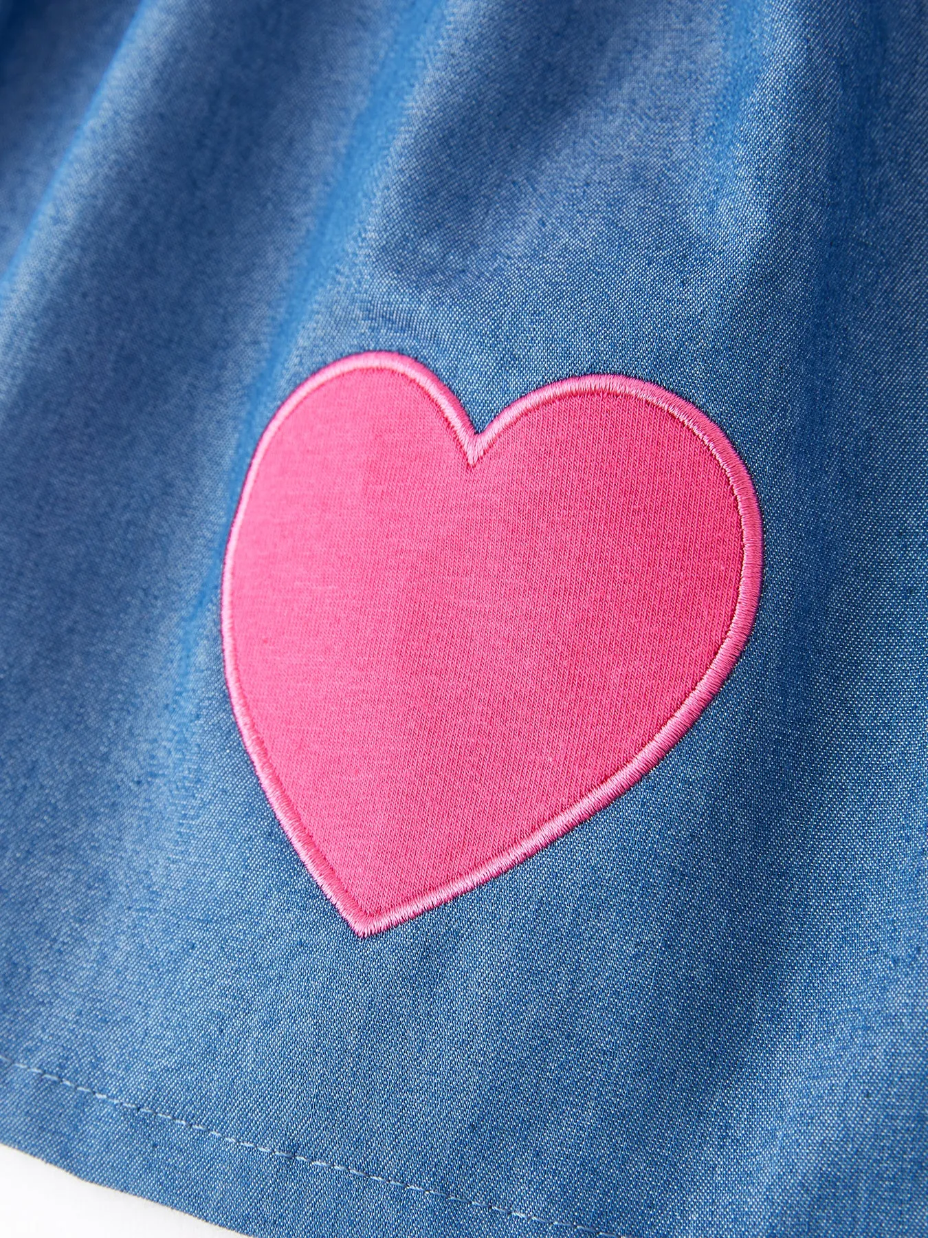 Girls Valentine's Day Heart Applique Outfits Set
