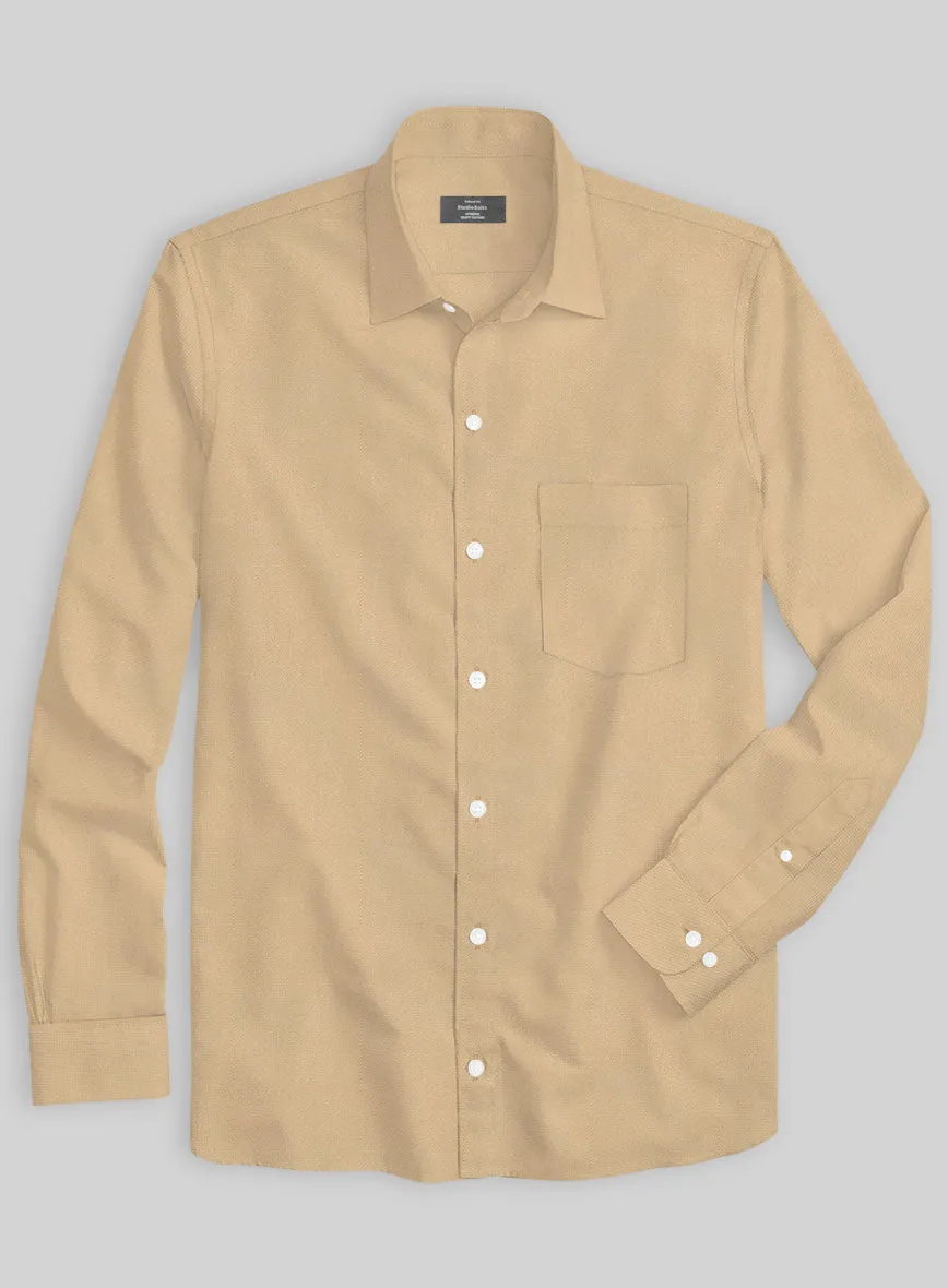 Giza Khaki Cotton Shirt