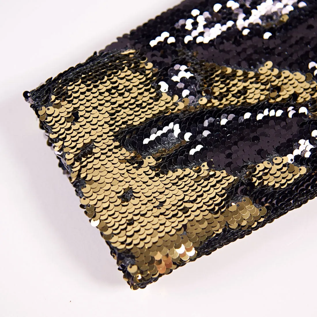 Gold Black Glamour Sequins Tuxedo Style Men Costume Blazer