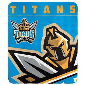 Gold Coast Titans Fleece Blanket