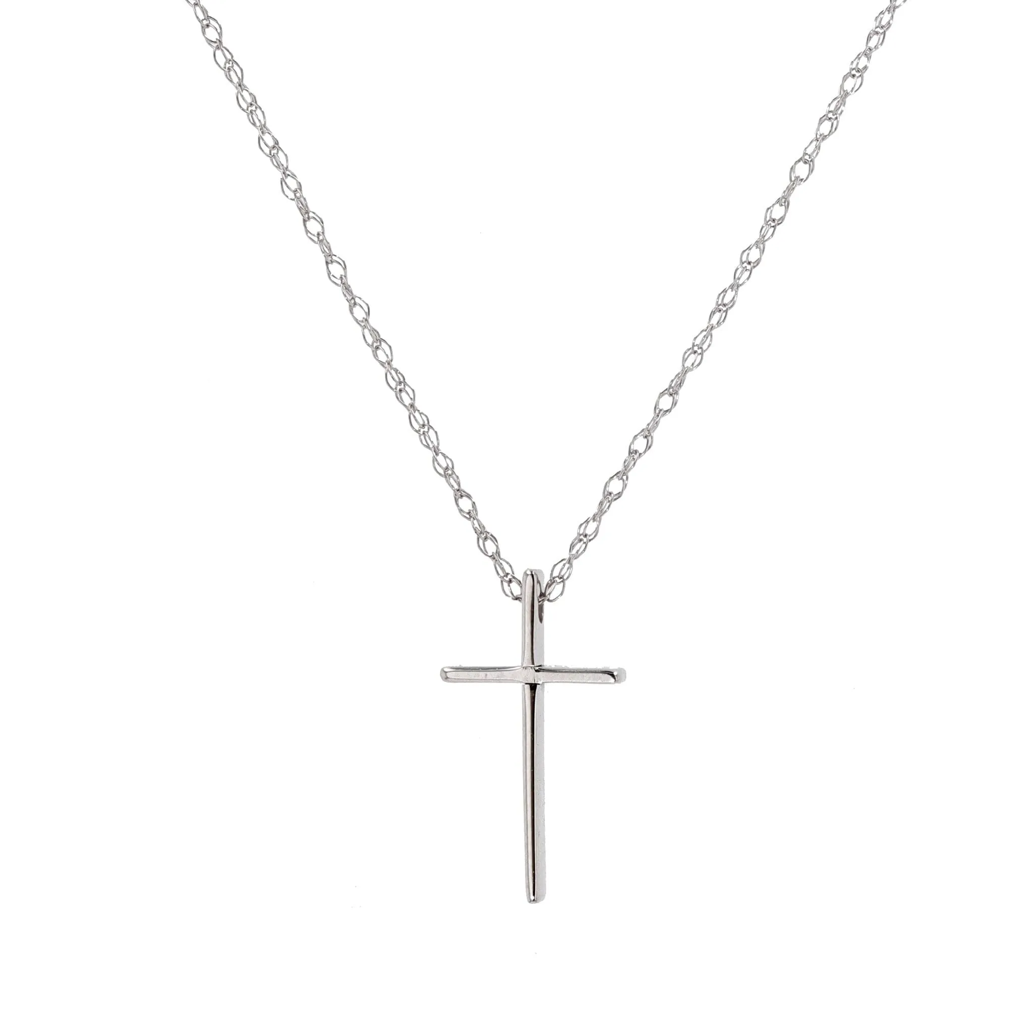 Gold Cross Pendant Necklace