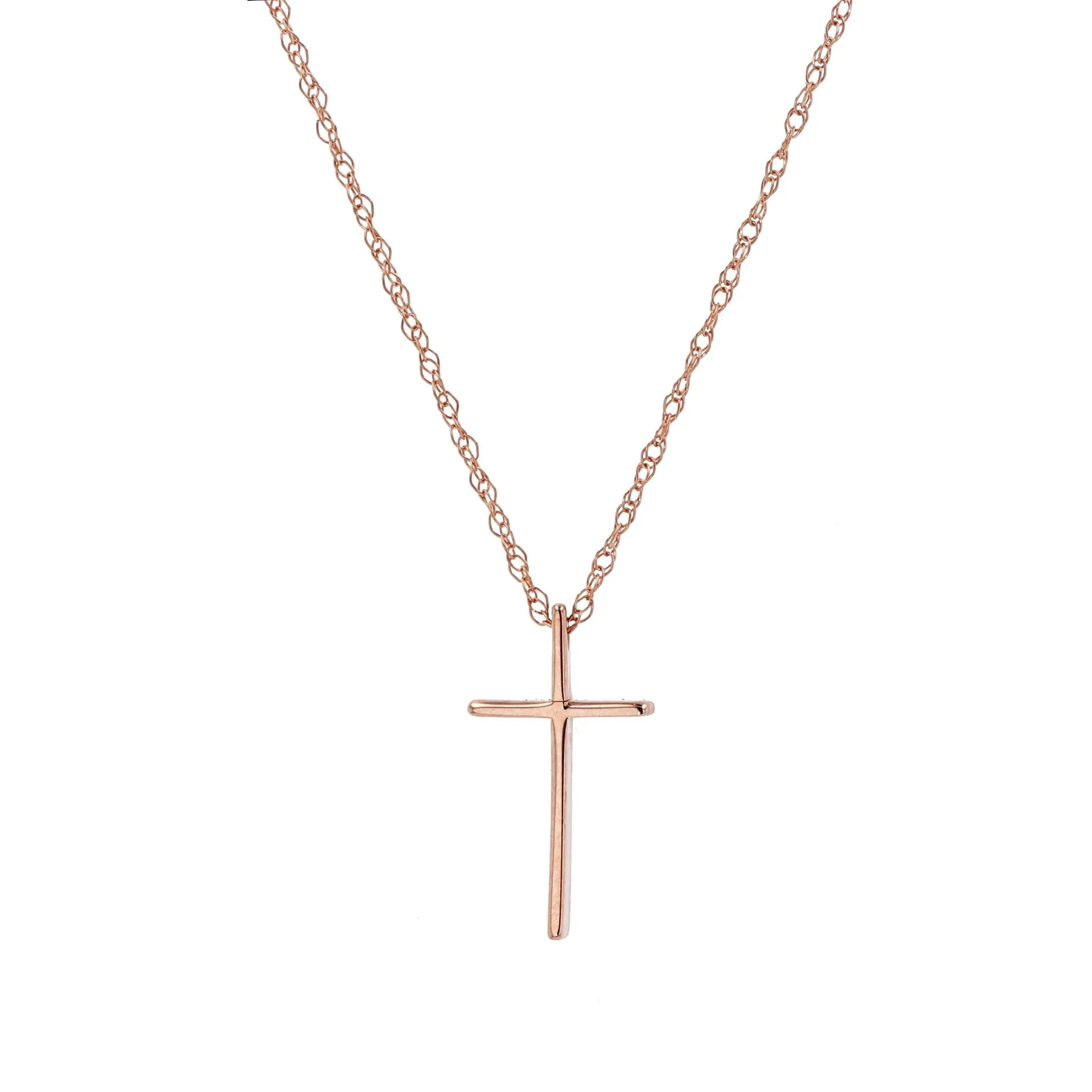Gold Cross Pendant Necklace