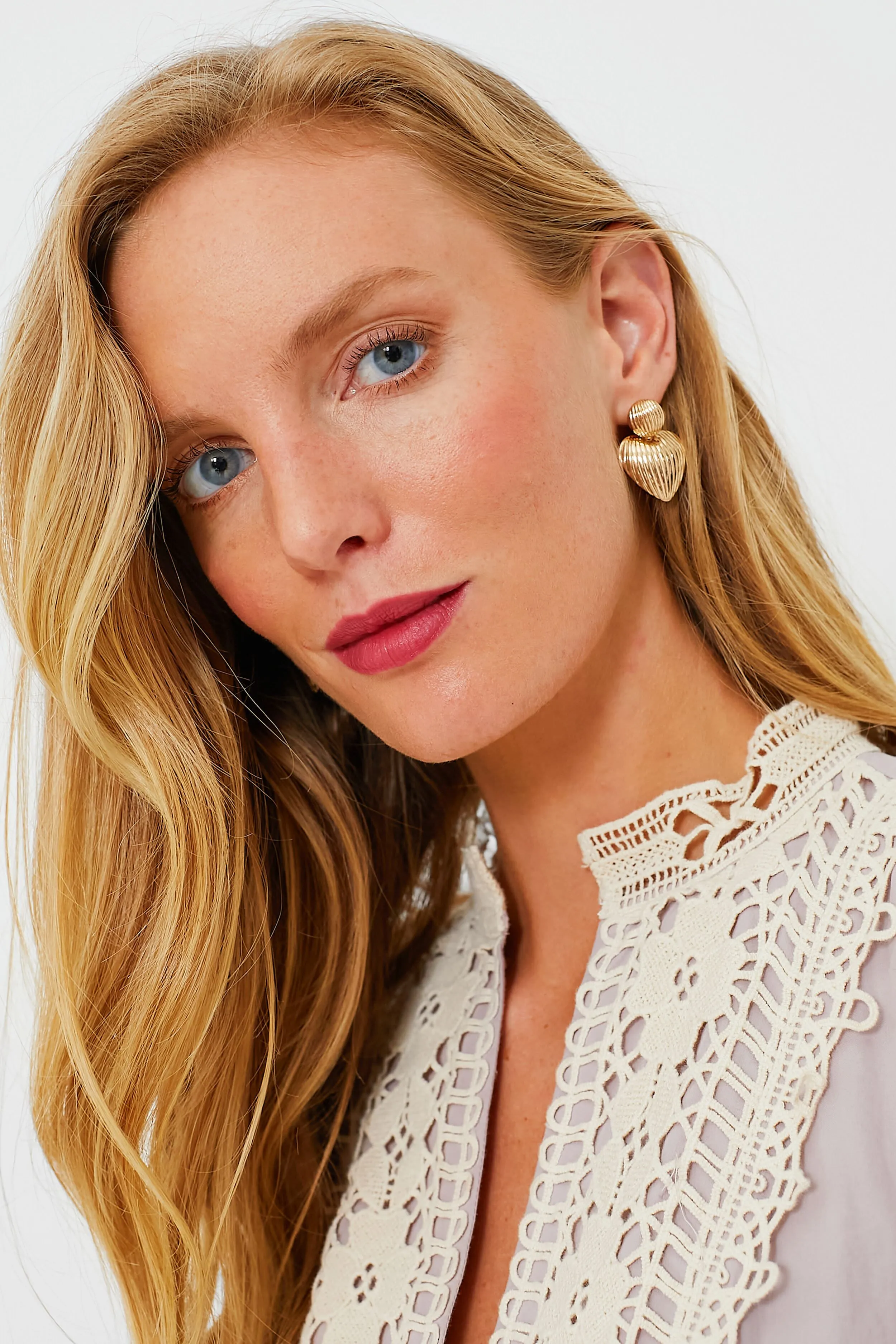 Gold Felix Earrings