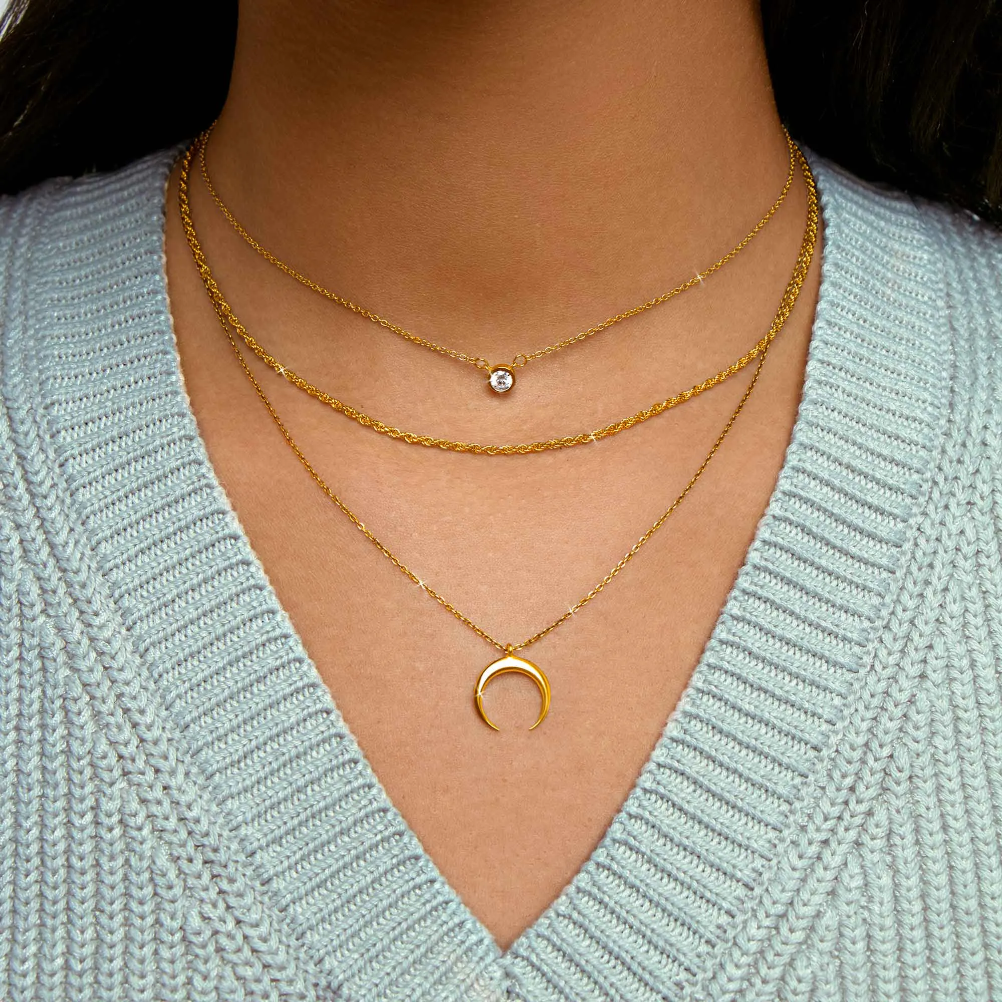 Gold Rope Necklace