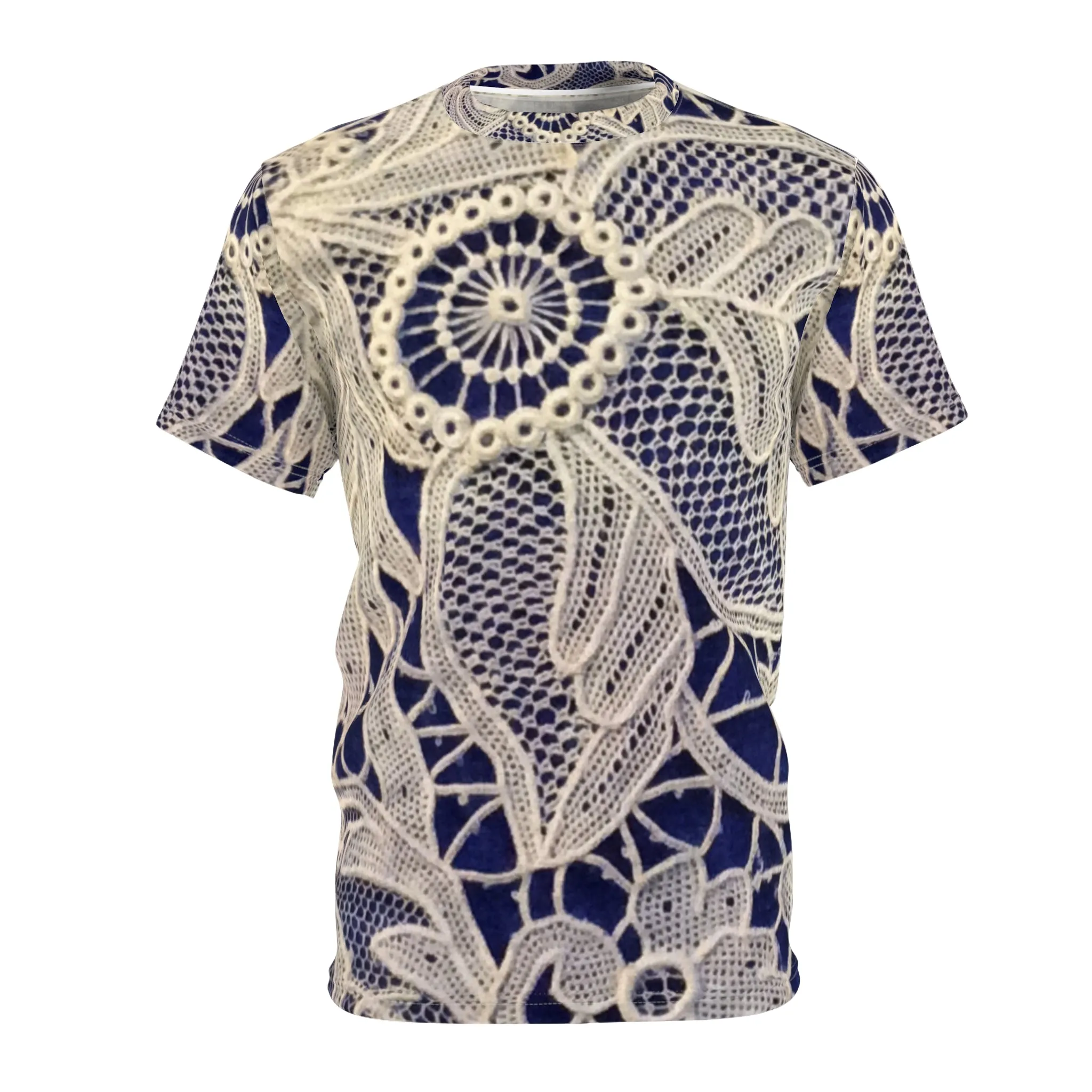 Golden and Blue - Inovax Unisex Cut & Sew Tee