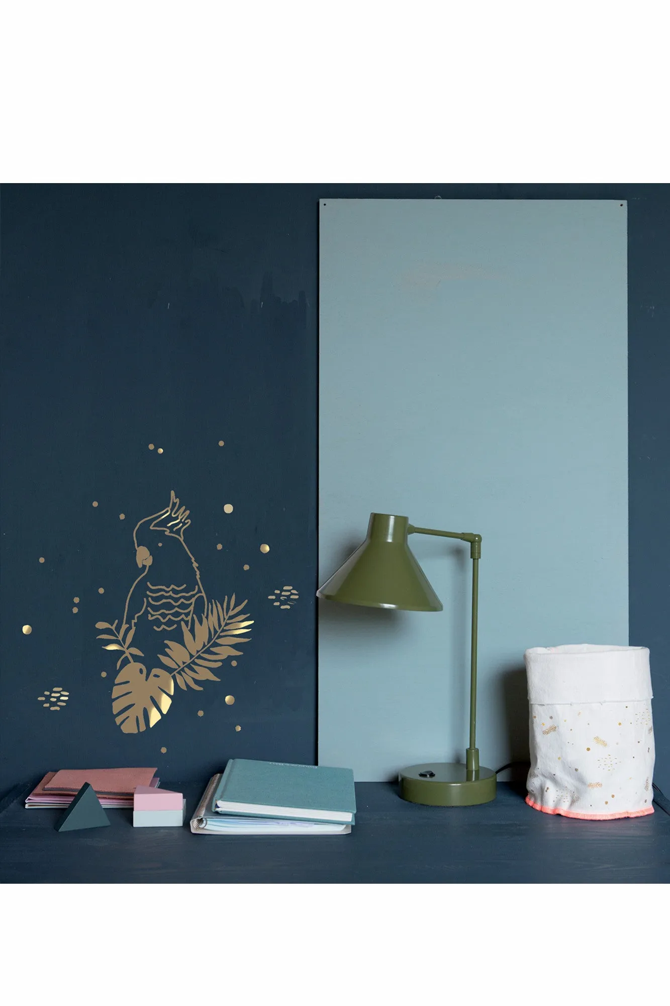 Golden Parrot Vinyl Sticker