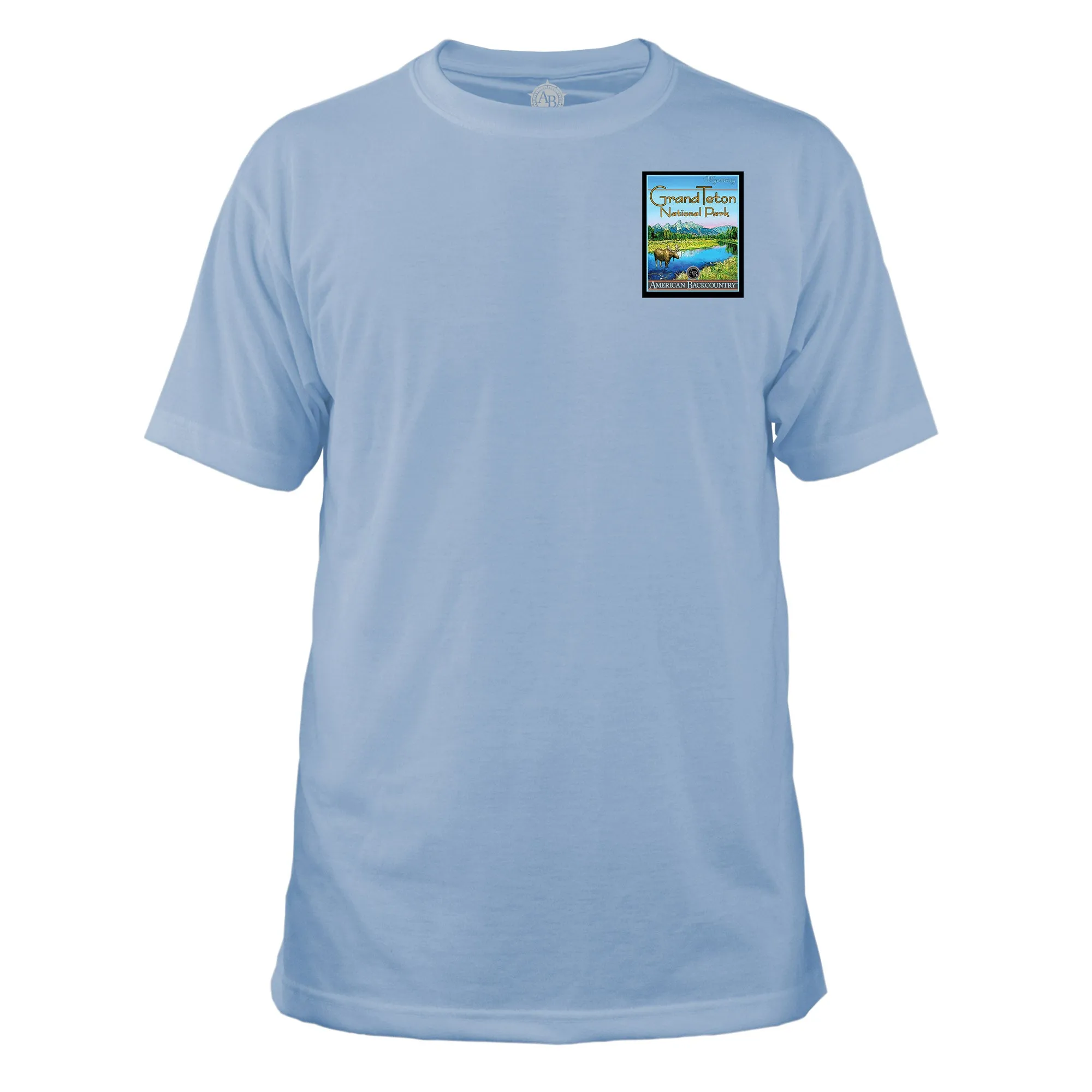 Grand Teton National Park Vintage Destinations Basic Crew T-Shirt