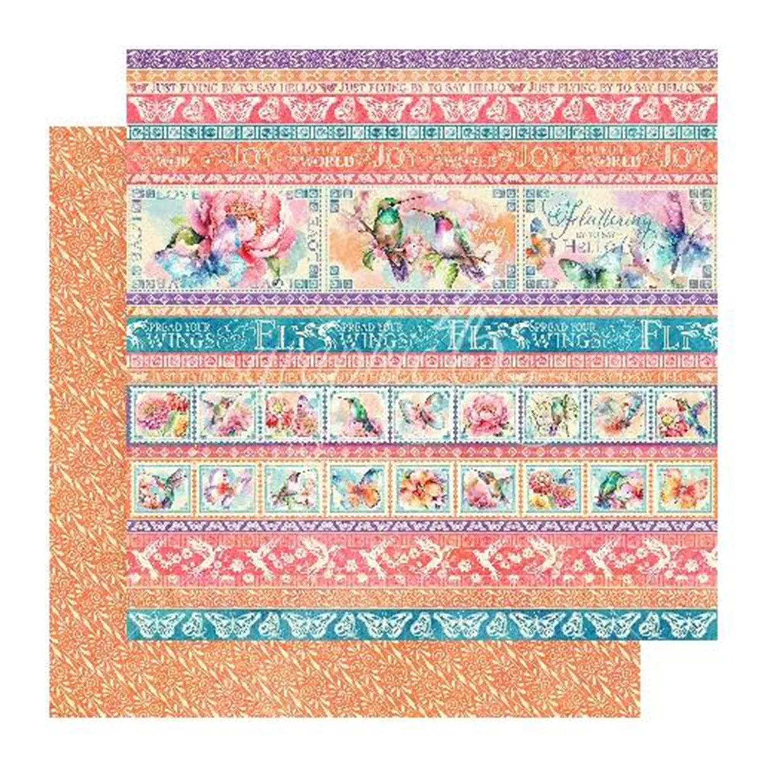 Graphic 45 Collection Pack 8"x 8" - Flight Of Fancy