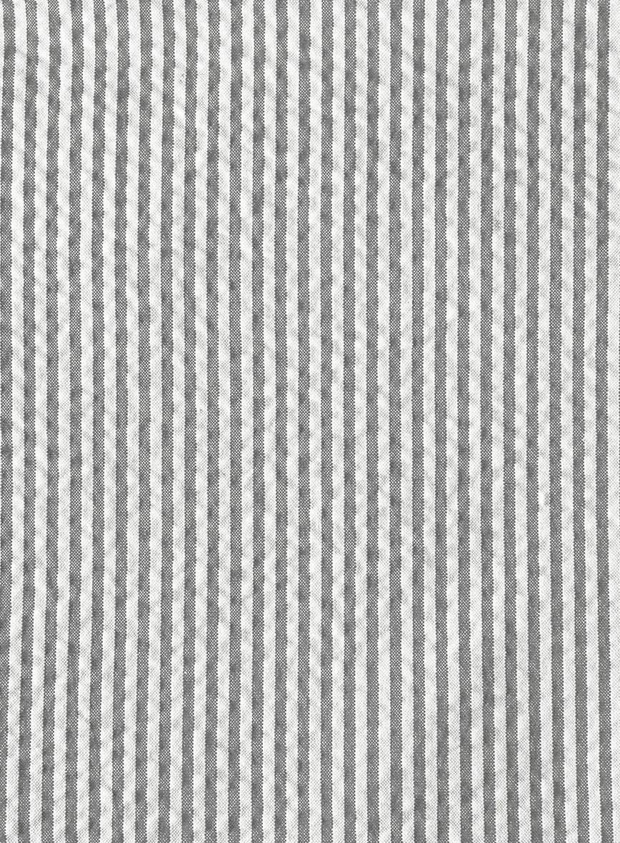 Gray Seersucker Pants