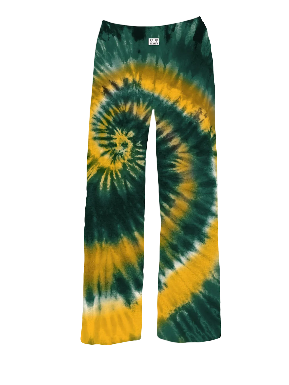 Green & Gold Tie Dye Lounge Pants