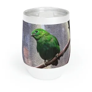 Green Bird Chill Wine Tumbler