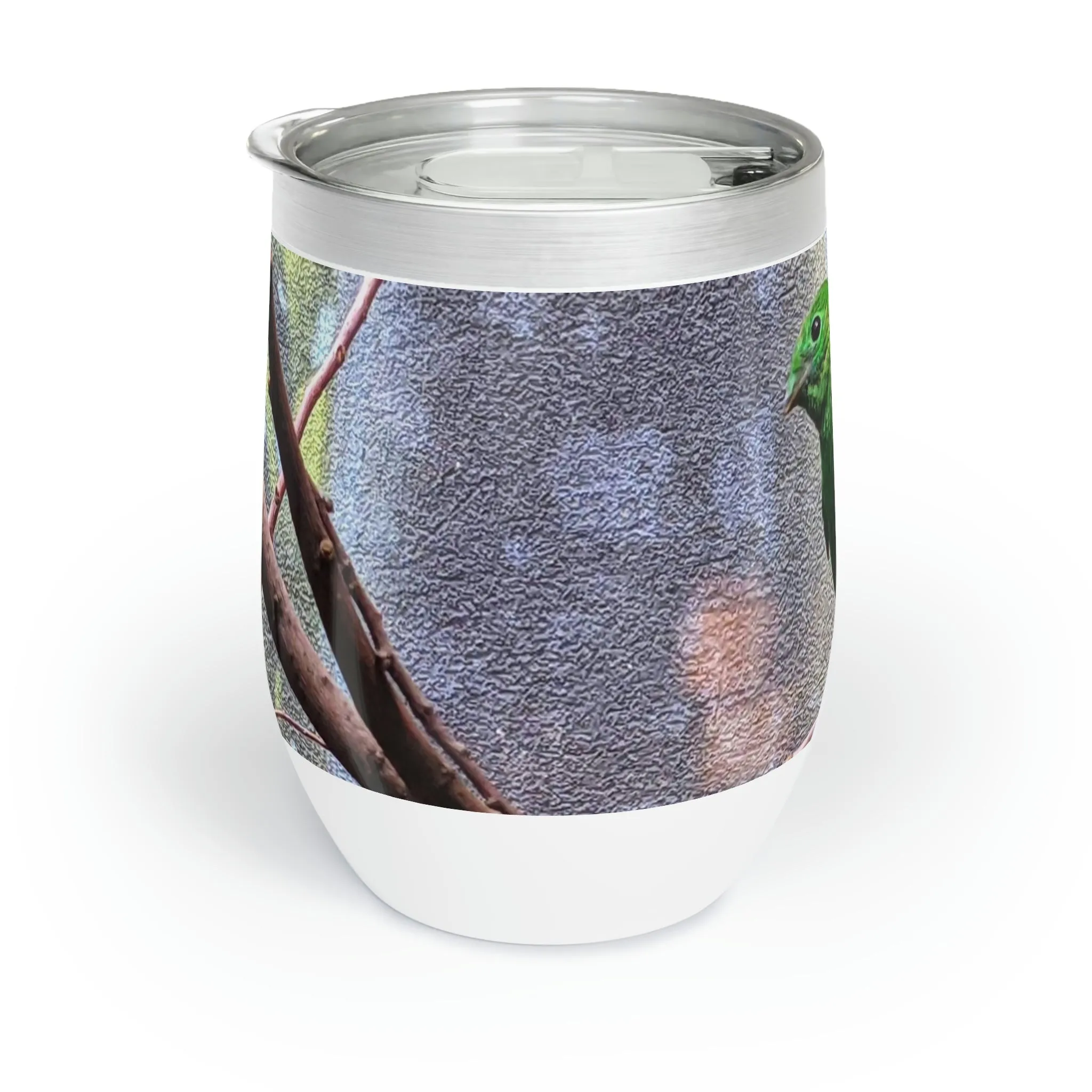 Green Bird Chill Wine Tumbler