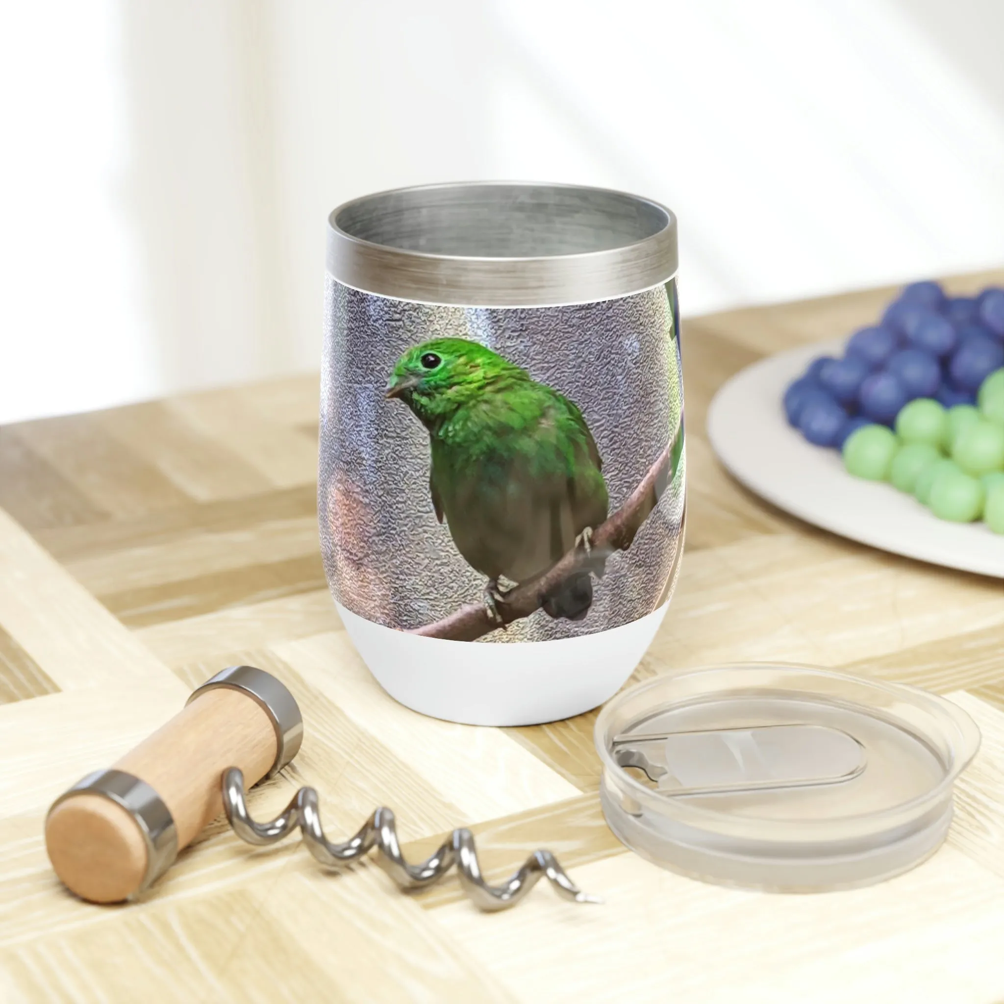 Green Bird Chill Wine Tumbler