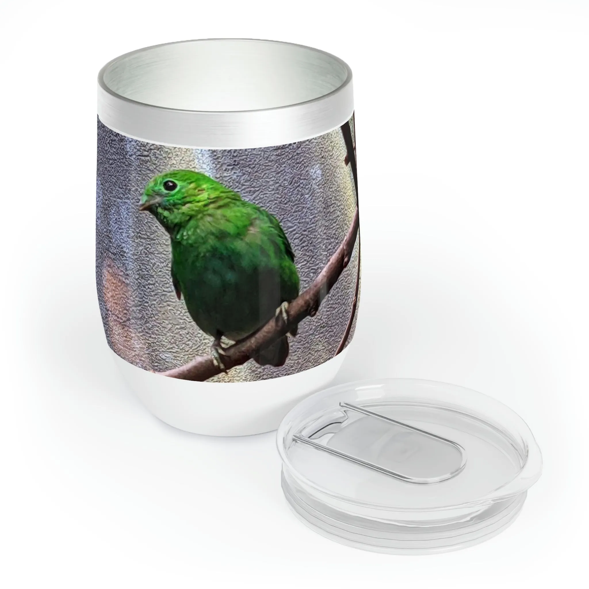 Green Bird Chill Wine Tumbler
