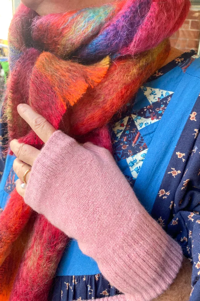 Green Grove Weavers Mohair Hibiscus Scarf