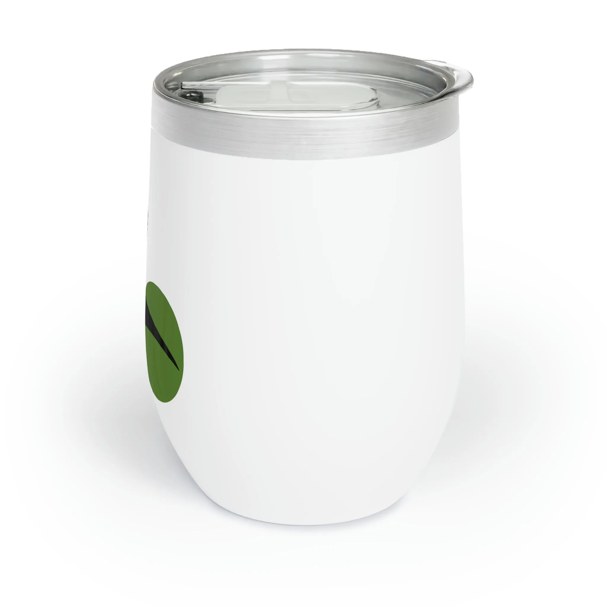 Green Tyrannosaurus Rex Chill Wine Tumbler