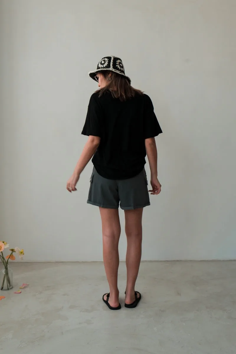 GREY CASUAL COTTON SHORTS *LAST ONE*