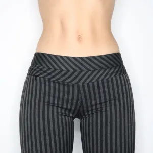 Grunge Striped Flare Pants (XS)