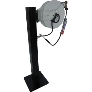 GT-FCAIRKITA - Air Stand Kit with 18M RAASM Steel Retractable Hose Reel and PCL Handheld Tyre Inflator – 1.2M High